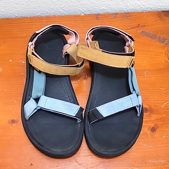 TEVA HURRICANE WOMEN'S XIT2 STRAPPY HIKING WATERPROOF MULTICOLOR SANDAL SIZE 10 - Picture 1 of 11